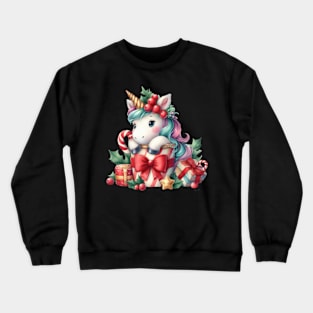 Christmas Unicorn Crewneck Sweatshirt